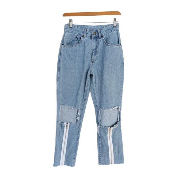 The ragged priest Mom distressed jeans size 26 @A3 - Picture 11 of 11